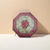 The red rose-patterned octagonal umbrella is waterproof, sun-proof and suitable for both sunny and rainy days Specification image